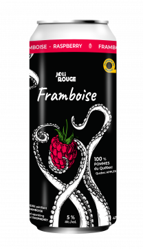 Canette 473ml - Cidre Joli Rouge Framboises