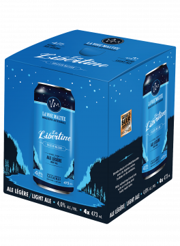 Caisse de 6*4pack de 473ml Libertine