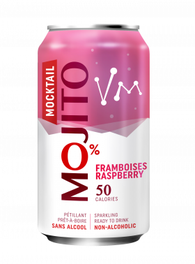 Canette 355ml Mocktails-Mojito Framboises
