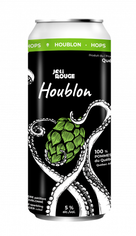 Canette 473ml-Houblonné Cidre Joli Rouge