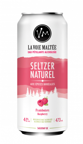 Canette 473ml Seltzer Framboises