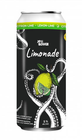 Canette 473ml - Cidre Joli Rouge Limonade