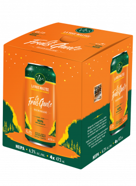 Caisse de 6 X 4pack de 473ml Frais-Gante